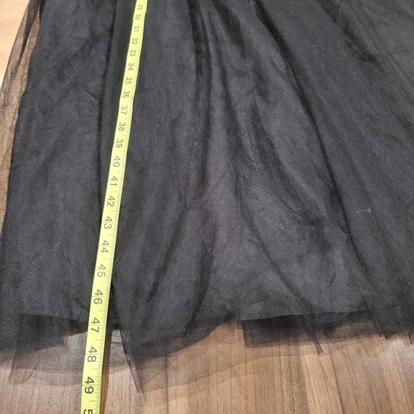 City Chic Women' Black Rare Beauty  Lace Bodice Long Sleeve Dress Size M/18 - Picture 11 of 15